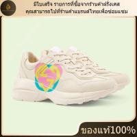 ราคา ใหม่ มีใบเสร็จ อุปกรณ์เสริมที่สมบูรณ์ Gucci Rhyton ผู้หญิง รองเท้ากีฬา ของแท้ 100 (42419771646)