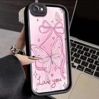 ราคา เคสสำหรับ iPhone 6 Plus 6s Plus 7 Plus 8 Plus SE 2020 เคสโทรศัพท์ซิลิโคนผู้หญิงลายโบว์สีชมพู (28172507749)