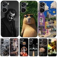 ราคา เคสสําหรับ ZTE Blade Axon 4 lite ฝาหลังโทรศัพท์ป้องกันซิลิโคนอ่อนนุ่มสีดํา Tpu แมวน่ารักรถตลก (56902655517)