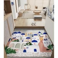 ราคา พร้อมส่งจากไทย❤️พรมดักฝุ่นลายตึกยุโรปน่ารัก//miss.hygge (12019800384)
