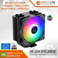 ราคา ID-COOLING SE-224-XTS ARGB BLACK 120MM AIR CPU Cooler HSF Intel / AMD (42505747616)