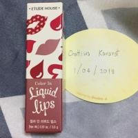 ราคา (New) etude color in liquid lips สี pk012 (1034899135)