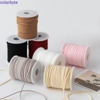 ราคา SOLARBYTE เชือกกํามะหยี่หนัง, Handmade Faux Suede หนังม้วนด้าย,สร้อยข้อมือถักสไตล์เกาหลีสาย 50 หลาของขวัญบรรจุภัณฑ์เชือก DIY (50252993404)