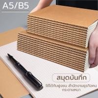 ราคา สมุดโน๊ต ขนาดA5 B5 ลายเส้น(36 แผ่น/เล่ม)ปกน้ำตาล ปกป้องดวงตา สมุด สมุดบันทึก (27228743907)