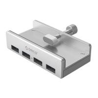 ราคา USB HUB (ยูเอสบีฮับ) ORICO ALUMINUM ALLOY 4 PORT USB 3.0 CLIP-TYPE HUB (SILVER) (29501059139)