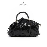 ราคา [ของแท้]GUCCI INDY HOBO BLACK PATENT GHW มีใบรับประกัน ตรวจสอบได้ทุกใบ ✅ (56751394443)