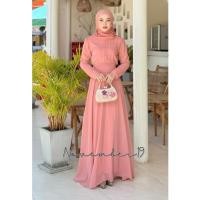 ราคา เดรส พร้อมส่ง รุ่นเลดี้ งานเนื้อผ้าชีฟอง ชุดอิสลาม เดรสมุสลิม เดรสยาวใส่เที่ยว ใส่ออกงาน (27030497591)