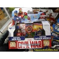 ราคา Minimates Marvel Wave 67 Civil War War-Torn Iron Man and War-Torn Captain America 2-pack (22960499577)