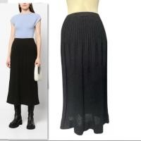 ราคา Emanuel Ungaro Parisแท้vintage black wool skirt กระโปรงผ้าwoolสีดำ (28086066342)
