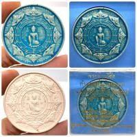 ราคา องค์พ่อจตุคาม รามเทพ รุ่น ปฐมกษัตริย์ ศรีวิชัย - สุวรรณภูมิ (ผู้พิทักษ์ทะเลใต้) ปี 2550 เนื้อผงกระเบื้อง เคลือบสีฟ้า (43718742665)