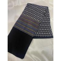 ราคา ผ้าถุงมอญ ผ้าฝ้ายลายมอญสีดำ (27907885557)