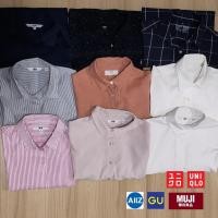 ราคา เสื้อเชิ้ตมือสองสภาพใหม่มาก Uniqlo AIIZ GU MUJI (5262932305)