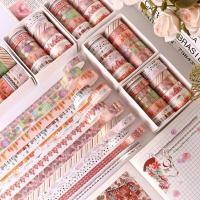 ราคา ซีรีส์ญี่ปุ่น Gilding Washi Tape การพิมพ์สีกระดาษ Washi คู่มือเทปผสม 12.11 (55702928539)