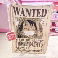 ราคา MINISO ผ้าห่มขนาดใหญ่พิเศษ / ผ้าห่ม ONEPIECE Classic Collection (127x152cm) MONKEY D LUFFY / CHOPPER (28982414630)