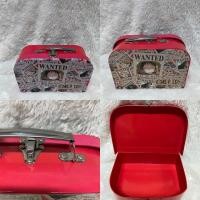 ราคา กล่องเหล็กลายการ์ตูนวันพีช ขนาด 9.5*6" ของแท้ Japan (10185894689)