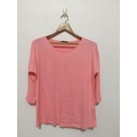 ราคา Marks and Spencer เสื้อยืดคอยูแขนสามส่วน สีชมพู size UK 12 ราคาถูกมากๆ พร้อมส่ง !!! (5512074467)