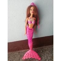 ราคา ตุ๊กตาบาร์บี้นางเงือกแท้ ผมสีน้ำตาล ตัวสีชมพู (มือสอง) (9014246920)