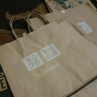 ราคา ถุงกระดาษ Uniqlo ดั้งเดิม (55451551848)
