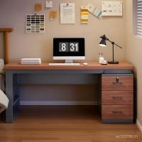 ราคา โต๊ะทำงาน โต๊ะคอมพิวเเตอร์ พร้อมลิ้นชัก เหมาะกับสำนักงาน ขาเหล็กแข็งแรง ดีไซน์วินเทจ แข็งแรง ทนทาน (57103492345)