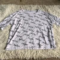 ราคา เสื้อยืดได้จากกระสอบ แบรนด์ celine สกรีนโลโก้ (26593529166)