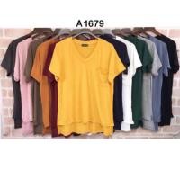 ราคา เสื้อยืดคอวี หน้าสั้นหลังยาว (7109438802)