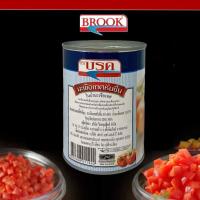 ราคา ￼[แพ็ค 4] บรูค มะเขือเทศหั่นชิ้นในน้ำมะเขือเทศ 565 กรัม (43821542034)