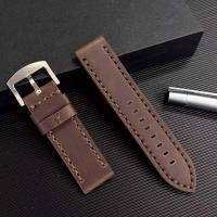 ราคา High-End Mens Cut Edge สายนาฬิกาอุปกรณ์เสริมนาฬิกา Crazy Horse หนังรูปแบบ Universal xindianI (53701473672)