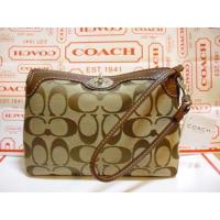 ราคา พร้อมส่ง กระเป๋า ถือโค้ช COACH Signature Turnlock LG wristlet clutch แท้ 100% (25134547486)
