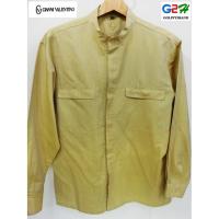 ราคา GIANNI VALENTINO แท้ เสื้อเชิ๊ตแขนยาวคอจีนสภาพเหมือนใหม่ (467345564)