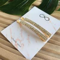 ราคา กิ๊บติดผมเพชรเรียงสีทอง (2036790183)