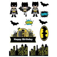 ราคา BATMAN/ CUSTOM BATMAN Name Topper/ BATMAN ตกแต่งเค้ก (24253710969)