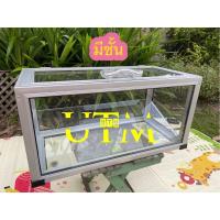 ราคา ตู้ลูกชิ้น ตู้ผลไม้ ตู้กระจก ตู้โชว์อาหาร ใส่น้ำแข็งได้ มีรูระบายน้ำ ขนาด กว้าง 30 ยาว 60 สูง 30 ซม. (10558309858)