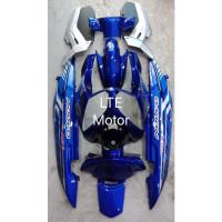 ราคา ชุดสี เฟรม Yamaha nouvo MX นูโว Mx ปี 2008 ครบสีทั้งคัน 9 ชิ้น สีน้ำเงินแก้ว ติดลายตามรูป งานABS (13409030513)