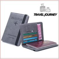 ราคา Passport Cover ปกพาสปอร์ต ปกหนังสือเดินทาง ใส่ซิมได้ กระเป๋าสตางค์ หนัง PU Passport Holder (26104508603)