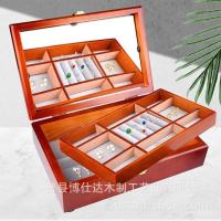 ราคา ครัวเรือนไม้ Retro ประณีตสร้อยคอเครื่องประดับไม้กล่องแหวนเครื่องประดับกล่องเครื่องประดับ High-End กล่องเก็บไม้ ERWW (53551902678)