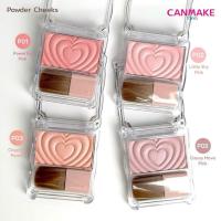 ราคา พร้อมส่ง แท้ 100% แม่ค้าหิ้วเองจากญี่ปุ่น CANMAKE Powder Cheeks heart blush บลัชออนรูปหัวใจ แก้มโกลว เล่นแสง (42563832855)