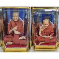 ราคา หลวงพ่อโต-หลวงปู่ทวดงานไฟเบอร์ขี้ผึ้ง ห่มจีวรเส้นผมเหมือนจริง ขนาด 5 นิ้ว (9738957707)