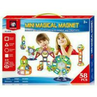 ราคา ตัวต่อแม่เหล็กเสริมทักษะ Mini Magical Magnet 58 Pcs. (126311566)