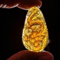 ราคา อำพัน แกะสลักรูป มังกร อำพันแท้ อำพันพม่า (8772513893)