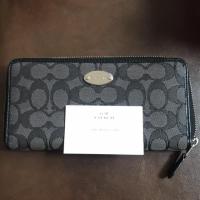 ราคา Coach กระเป๋าตังค์ซิปรอบ มือสอง แบรนด์แท้ % (4600074443)