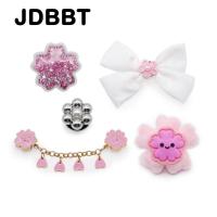 ราคา ตุ๊กตาประดับรองเท้า สไตล์เชอร์รี่บลอสซั่ม สำหรับตกแต่งรองเท้า (41727278586)