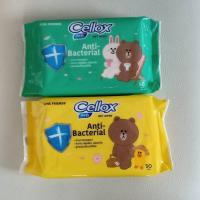 ราคา ‼️พร้อมส่ง​ Cellox​ เซลล็อกซ์​ ผ้าเปียก​สูตรแอนตี้​แบคทีเรีย​ ยับยั้งเชื้อเเบคทีเรีย​ เชื้อรา​ ไวรัส​ ห่อ 50​ แผ่น (5219969256)