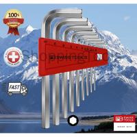 ราคา PB Swiss Tools PB 210H-10 ประแจหกเหลี่ยม หัวตัด ชุดใหญ่ เบอร์ 1.5-10 มม. รวม 9 ตัวชุด ของแท้ 100% (3766276952)