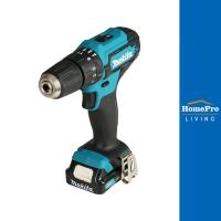ราคา MAKITA สว่านกระแทกไร้สาย (พร้อมแบตเตอรี่) MAKITA HP333DWYE 12 โวลต์ (13195202086)