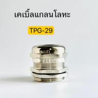 ราคา เคเบิ้ลแกลนโลหะTPG-29 Cable Gland ทองเหลืองชุบนิคเกิ้ล พีซีพี สินค้าพร้อมส่งในไทย (19193138323)