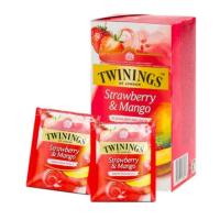 ราคา ชา Twinings Tea ชามะม่วงผสมสตรอเบอรี่ Strawberry & Mango ชาผลไม้ ชาอังกฤษ 25 ซอง ชามะม่วง ชาสตรอเบอรี่ (7438593818)