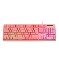 ราคา Oker keyboard KB-789 Super pink BACKLIT GAMING KEYBOARD (7194148279)