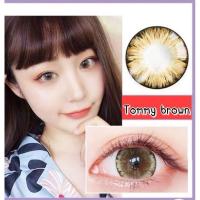 ราคา มีค่าสายตา Pitchy tommy Gray Brown บิ๊กอาย สุดปัง คอนแทคเลนส์ รายเดือน มีอย แถมตลับฟรี เลนส์นิ่ม สวยปังมาก (21186583337)
