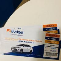 ราคา Voucher รถเช่า budget 2 ใบ (1 ใบ/1 วัน) 1500 cc รวมประกันภัยรถยนต์ ใช้ได้ถึง 31/1/2021 (3617405510)