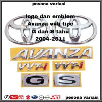 ราคา โลโก้สัญลักษณ์ Avanza vvti G&S 2004-2011 ที่สมบูรณ์/โลโก้ท้ายรถ Avanza Vvti รุ่นเก่าและสัญลักษณ์ประเภท G&S (40277065874)